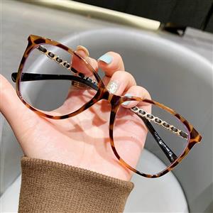 Myopia glasses for women, internet celebrity, big face, slimming glasses frame, anti-blue light