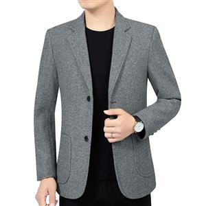 Spring and autumn new middle-aged men's suits casual