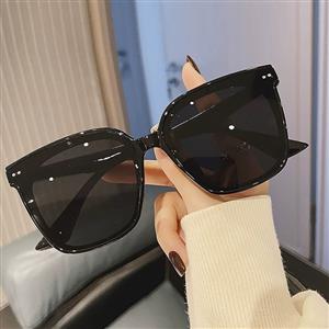 Sunglasses for women, high-end round face, slimming large frame sunglasses, internet celebrity street anti-ultraviolet sunglasses