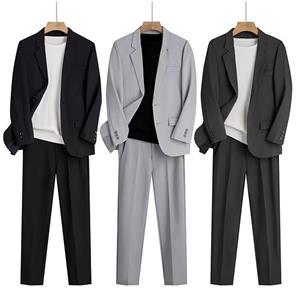 Loose drop suit for men business