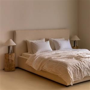 Nordic fabric soft bed retro light luxury French style double bed