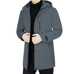 Down jacket goose down men's medium length