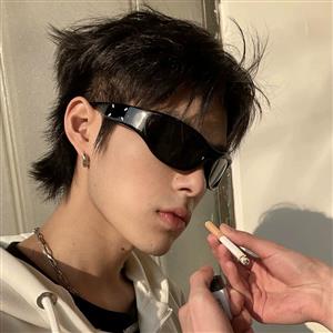 Hot girl style cross-border cycling sunglasses Future technology sense 003 sunglasses