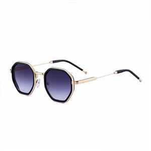 European and American fashion polygonal sunglasses for men personality trend metal sunglasses for men cross-border