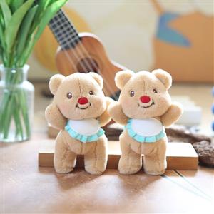 Cute butter Bear hanging plush toy